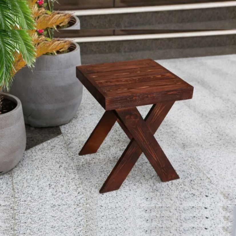 طاولة خدمة خشب سويدي 40*40سم