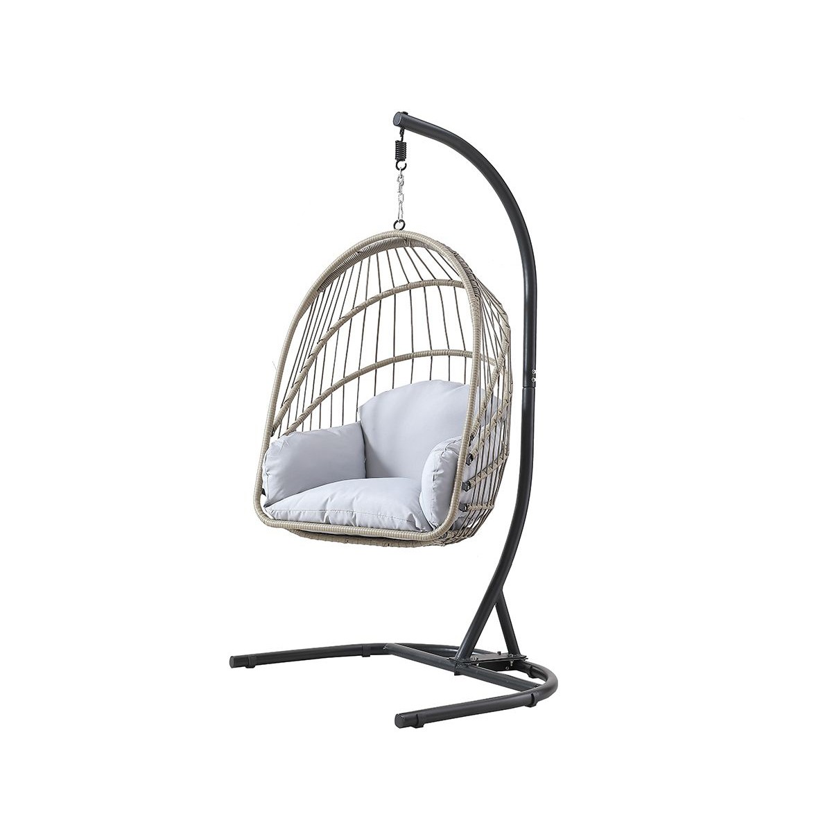 كرسي مرجيحة "إيج تشير" عصري بستاند حديدي - راحة وأناقة داخلية وخارجية