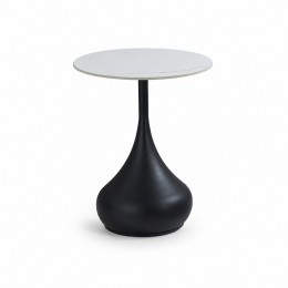 طاوله خدمه سيراميك دائري B1040S BLACK 45*45