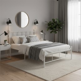 سرير أبيض مقاس 200*180 سرير أبيض مقاس 200*180