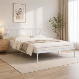سرير أبيض مقاس 180*200... سرير أبيض مقاس 180*200...