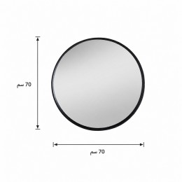 مراية دائري 70*70 M50 BLACK