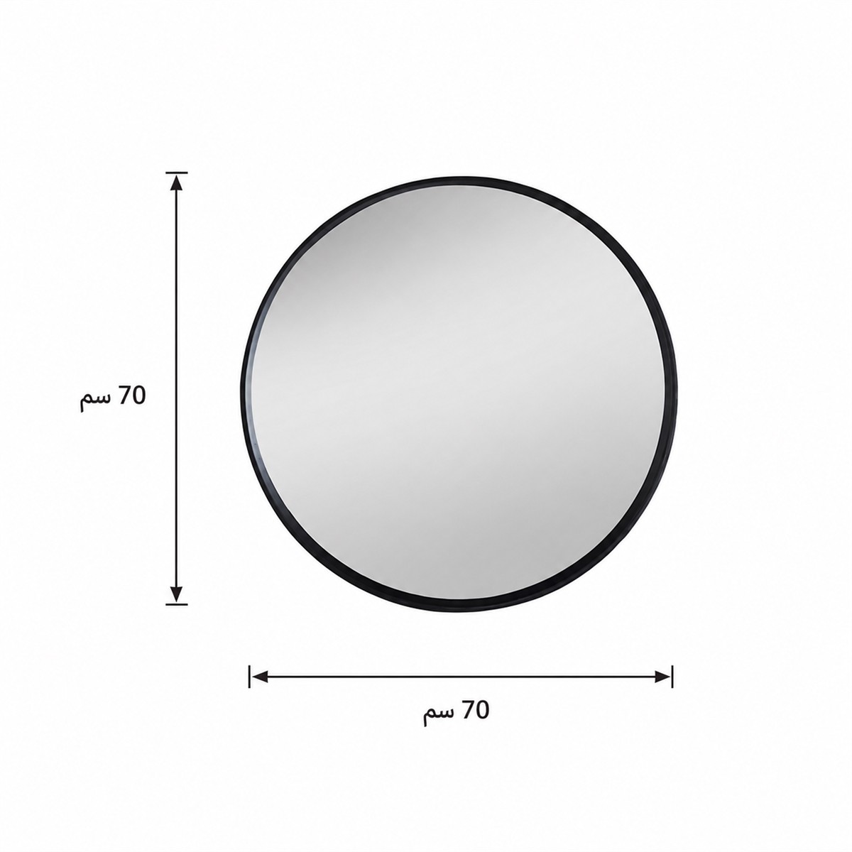 مراية دائري 70*70 M50 BLACK مراية دائري 70*70 M50 BLACK