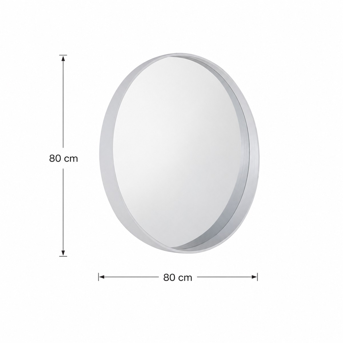 مراية دائري 80*80 M51 WHITE مراية دائري 80*80 M51 WHITE