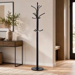 علاقة ملابس أرضية مودرن أسود مطفي ثابتة 2086 علاقة ملابس أرضية مودرن أسود مطفي ثابتة 2086