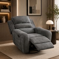 كرسي استرخاء دوار هزاز  DARK GREY