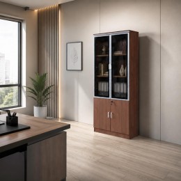 دولاب ملفات 2باب OW-110 LIGHT WALNUT(l.brown)