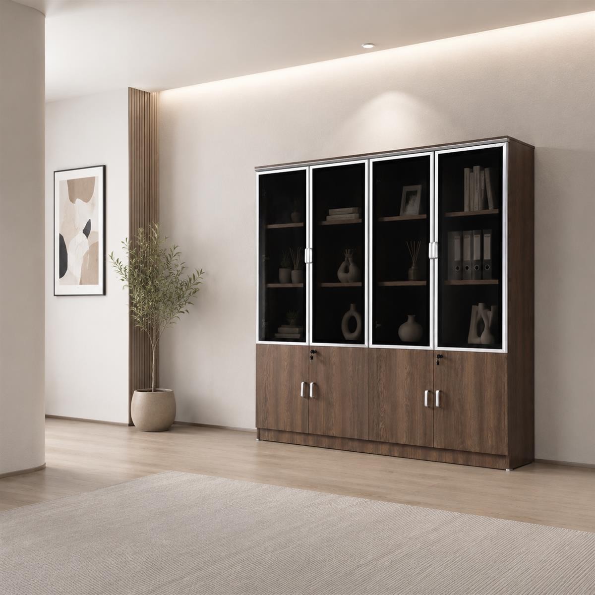 دولاب ملفات 4باب OW-110 WALNUT(brown) دولاب ملفات 4باب OW-110 WALNUT(brown)