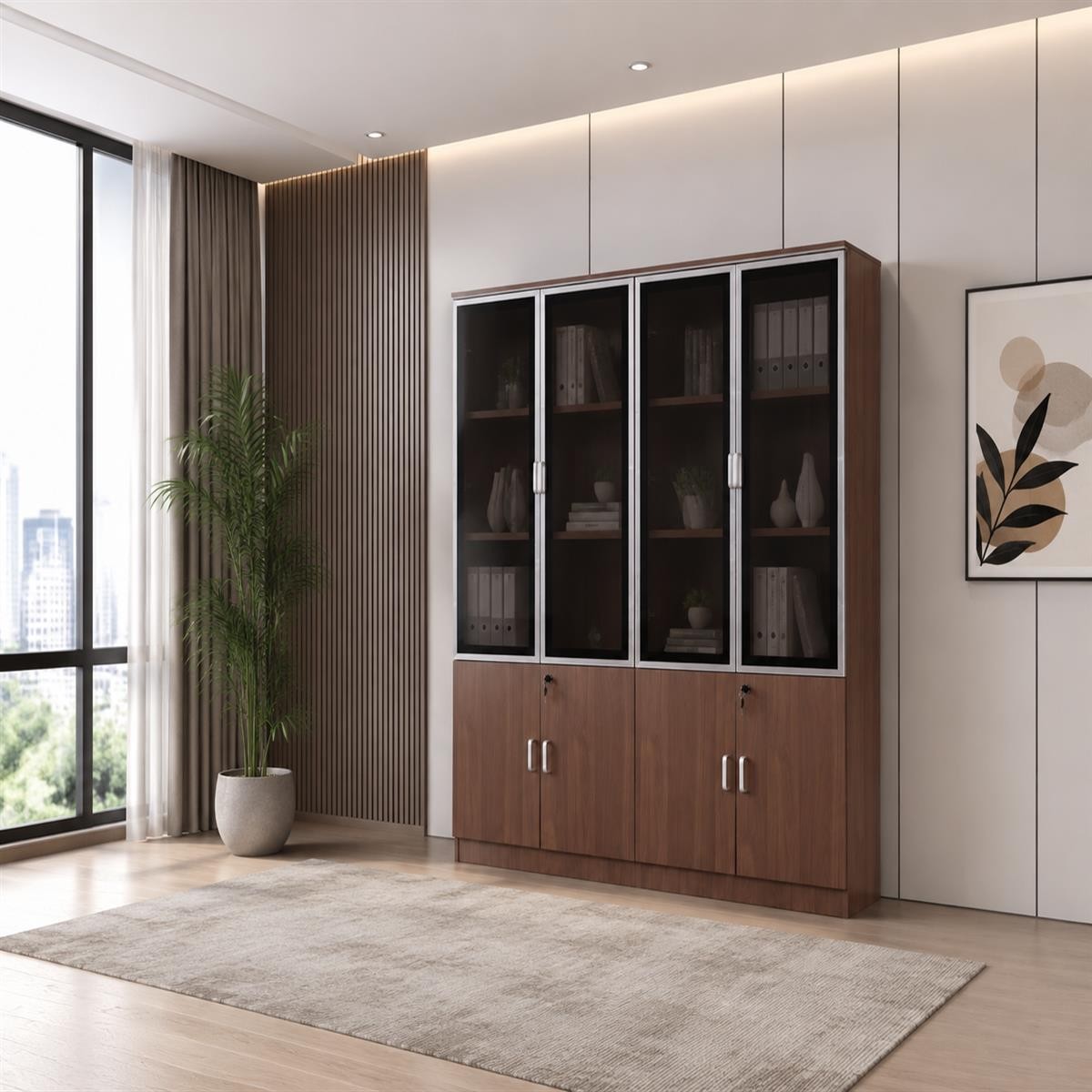 دولاب ملفات 4باب OW-110 LIGHT WALNUT(l.brown) دولاب ملفات 4باب OW-110 LIGHT WALNUT(l.brown)
