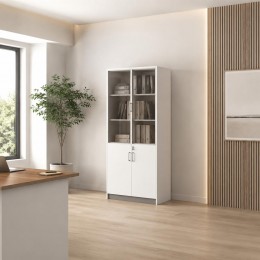 دولاب ملفات 2باب OW-10 WHITE&GREY