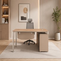 مكتب مقاس 1.60 OT-6609 WOOD (light walnut