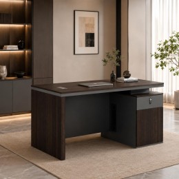 مكتب مقاس 1.40 OT-1403 DARK BROWN