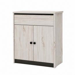دولاب جزمة ماليزي 2 باب 80 سم WHITE OAK
