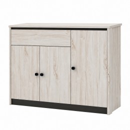 دولاب جزمة ماليزي 3 باب 120 سم  WHITE OAK