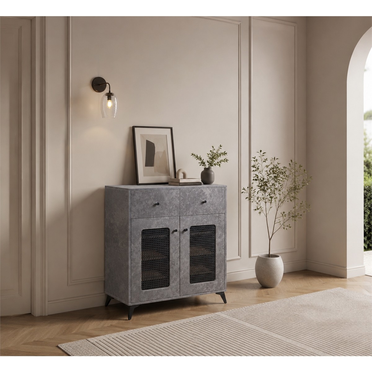 دولاب متعدد الاغراض 80 سم SC-31 GREY