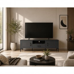 طاوله بلازمه ماليزي 140سم TV-031 DARK GREY