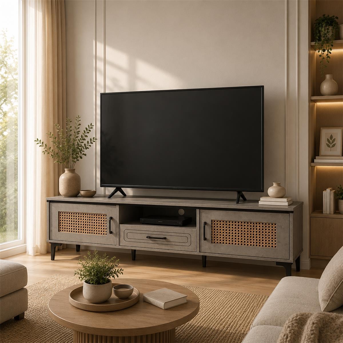 طاوله بلازمه ماليزي 140سم TV-040 GREY