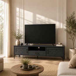 طاوله بلازمه ماليزي 140سم TV-041 DARK GREY