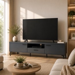 طاوله بلازمه ماليزي 160سم TV-043 DARK GREY