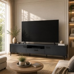 طاوله بلازمه ماليزي 180سم TV-043 DARK GREY