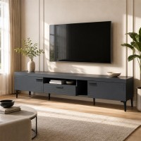 طاوله بلازمه ماليزي 200سم TV-043 DARK GREY