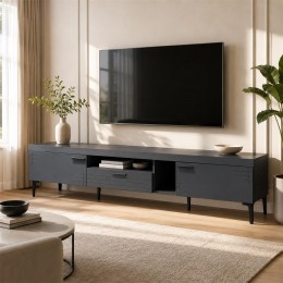 طاوله بلازمه ماليزي 200سم TV-043 DARK GREY
