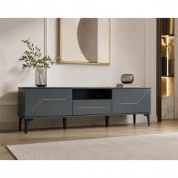 طاوله بلازمه ماليزي 180سم TV-052 DARK GREY