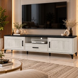 طاوله بلازما 200سم خشب ماليزي  WHITE OAK