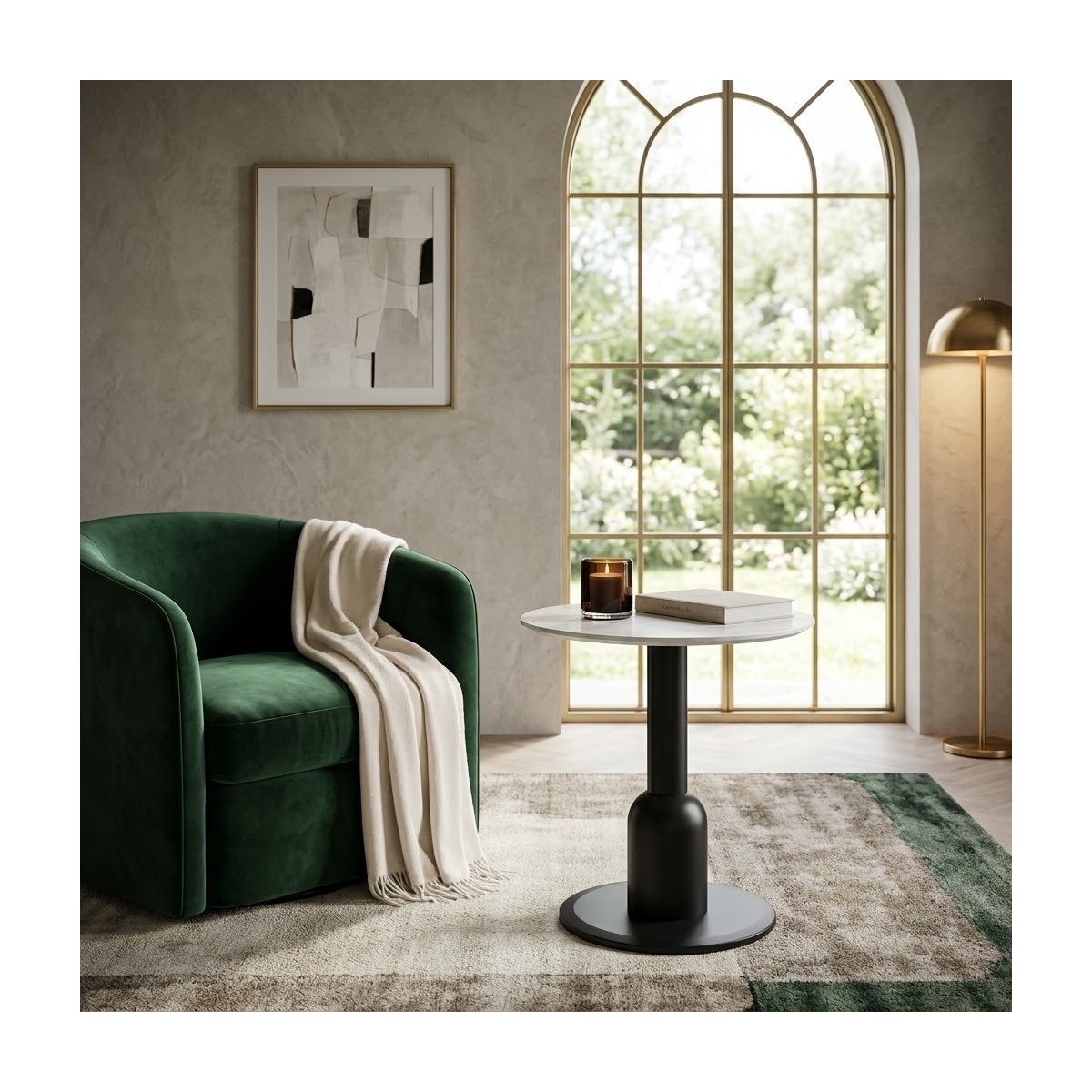 طاولة خدمة سيراميك مفرد B1044S BLACK طاولة خدمة سيراميك مفرد B1044S BLACK