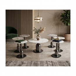 طقم شاي سيراميك دائري 1+6 B-1048 B.BLACK طقم شاي سيراميك دائري 1+6 B-1048 B.BLACK