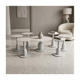 طقم شاي سيراميك دائري 1+6 B-1045 L.GREY طقم شاي سيراميك دائري 1+6 B-1045 L.GREY