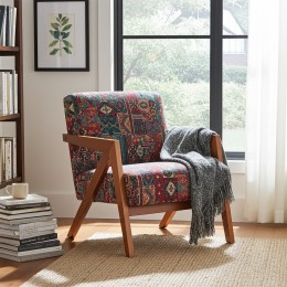 كرسي استرخاء "تراد كلاسيك" (Trad Classic) - فخامة النقوش الشرقية بلمسة ريفية