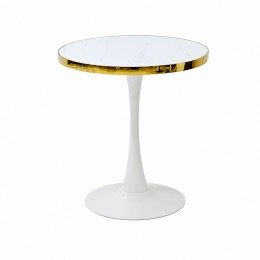 طاوله كافيه دايري K04 WHITE GOLD 70*70