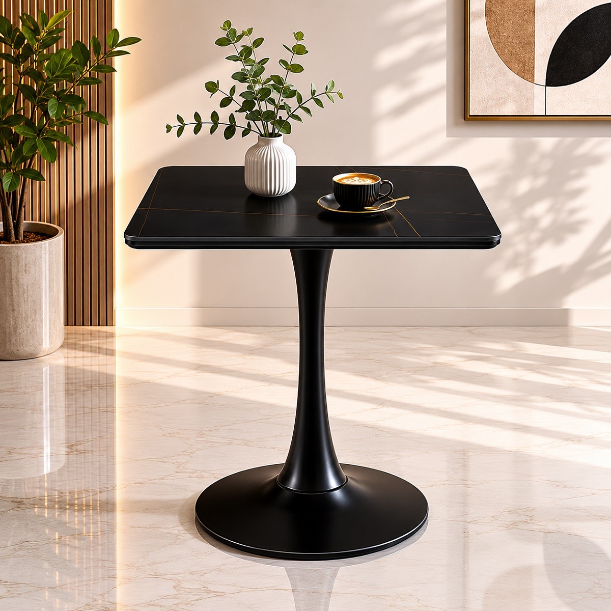 طاوله كافيه مربع 80*80 3353 BLACK طاوله كافيه مربع 80*80 3353 BLACK