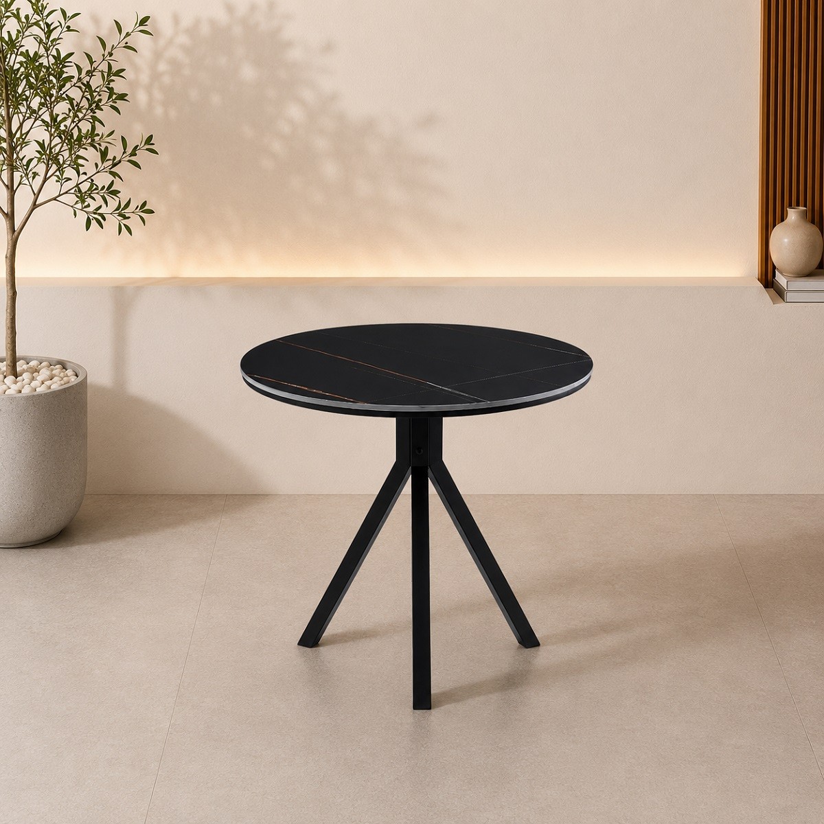 طاوله كافيه دايري SHT-226 BLACK 80*80