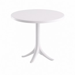 طاوله فايبر دائري PT-01 WHITE 70*70