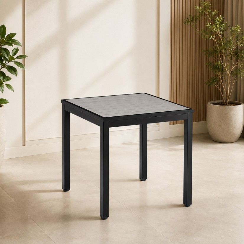 طاوله كافيه مربع F13 GREY 80*80