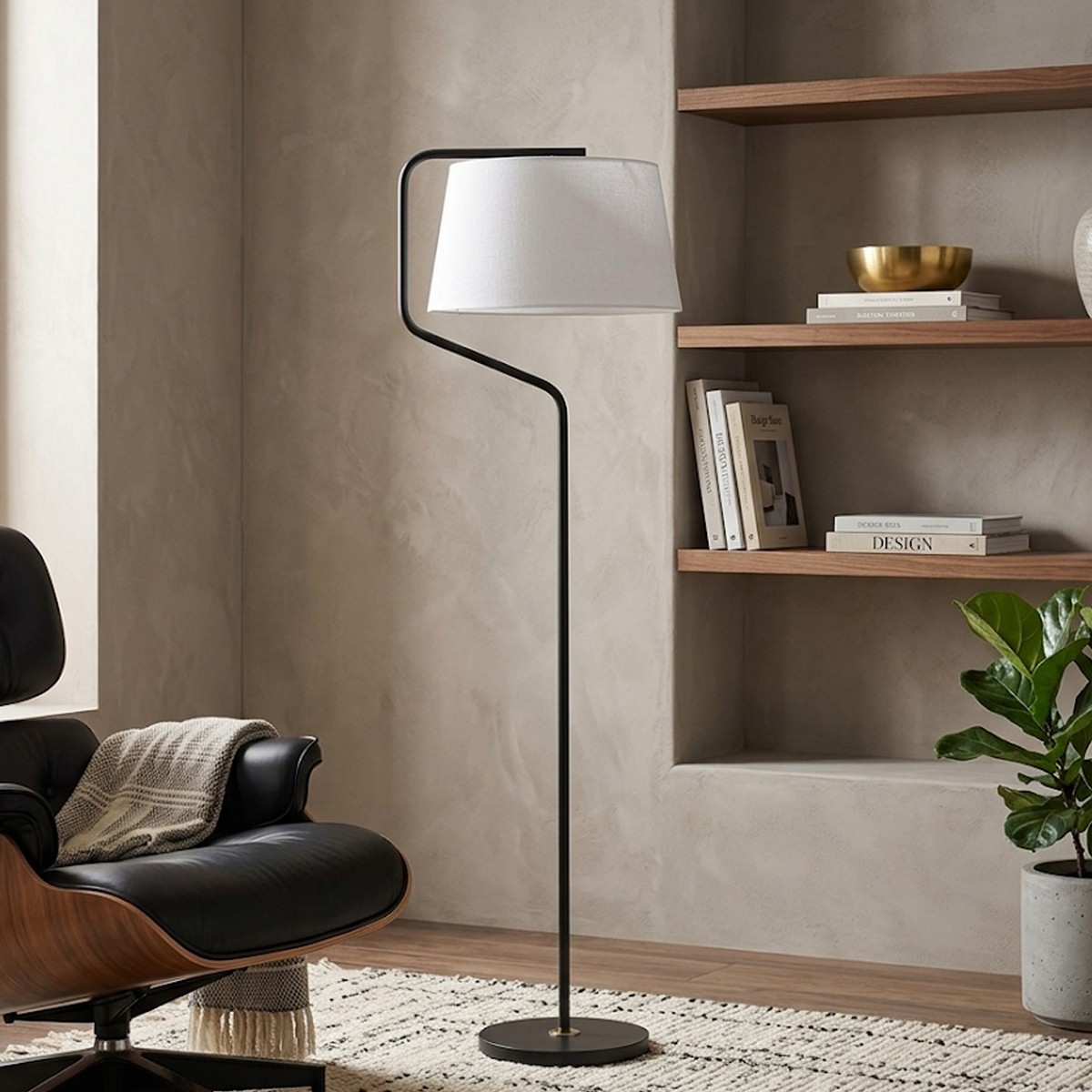 أباجورة "زي-لاين" الأرضية - تصميم هندسي عصري