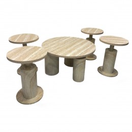طقم طاوله خشب 1+4                                            